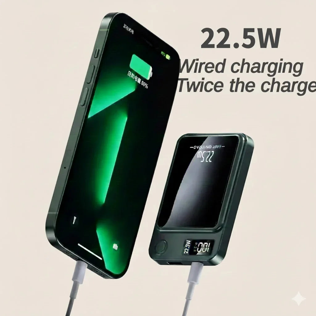 agBoost EverCharge 20K infographic showing 20,000mAh capacity and smart display features.