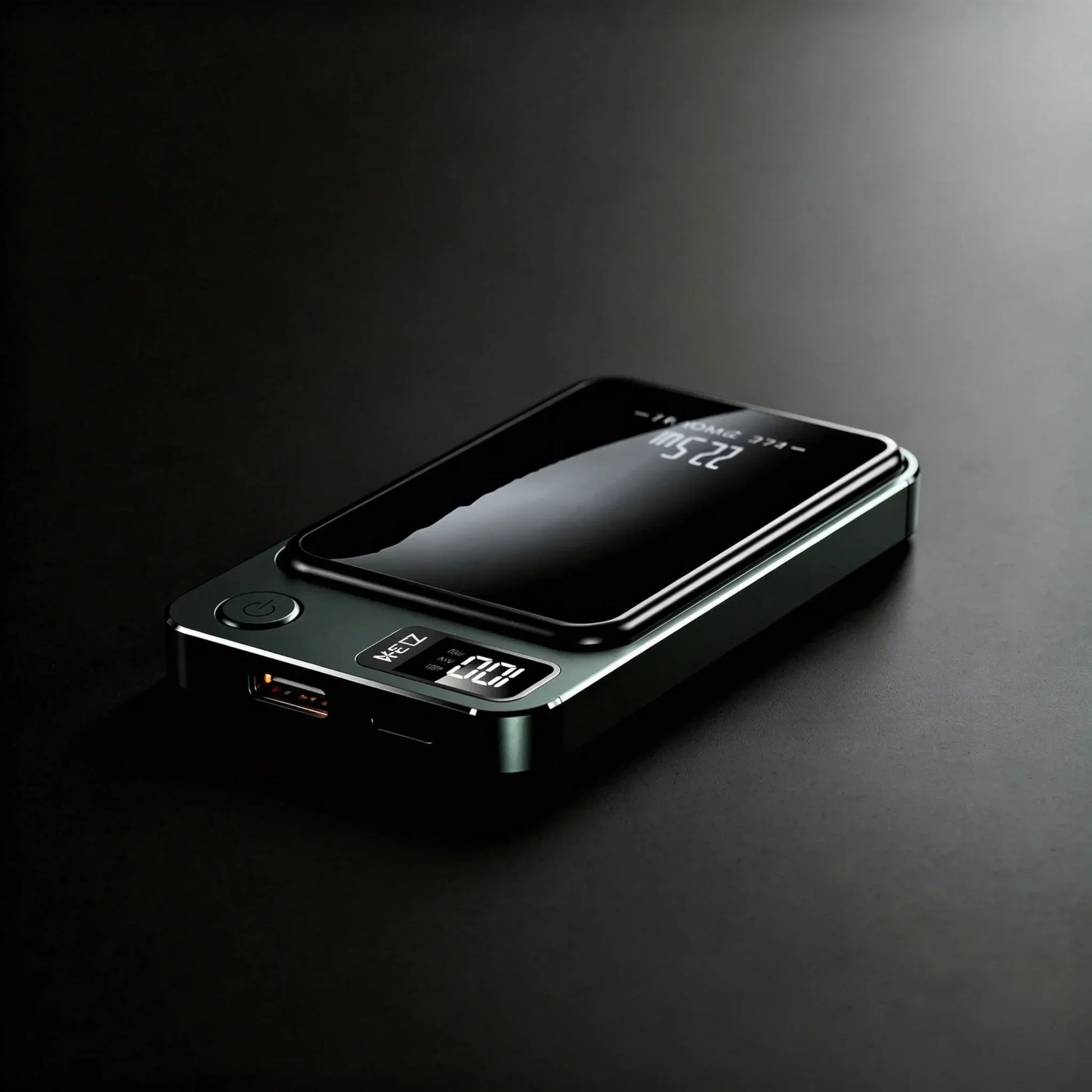 Detailed view of USB-C fast charging ports on MagBoost EverCharge 20K.