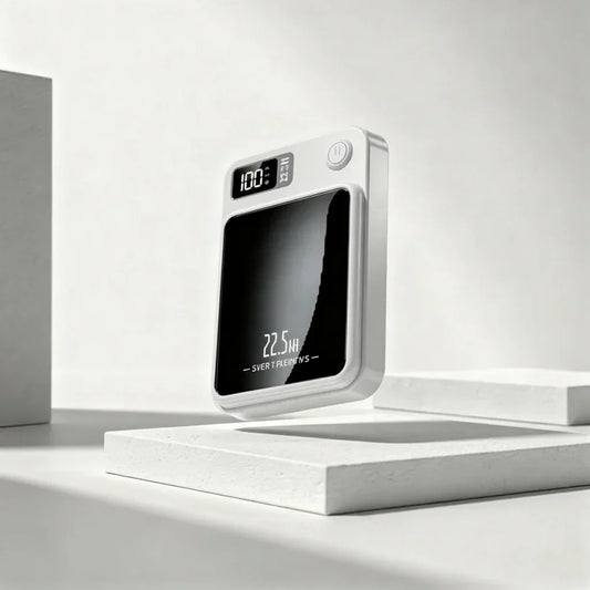 MagBoost EverCharge 20K magnetic power bank – front view in white.